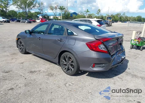 2019 Honda Civic Sport from USA, damaged, VIN 2HGFC2F89KH534561